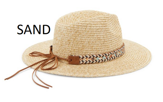 Woven Straw Fedora